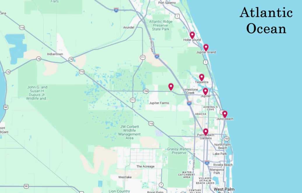 Pro Grade Home Watch | Jupiter Florida Home Watch Service Area